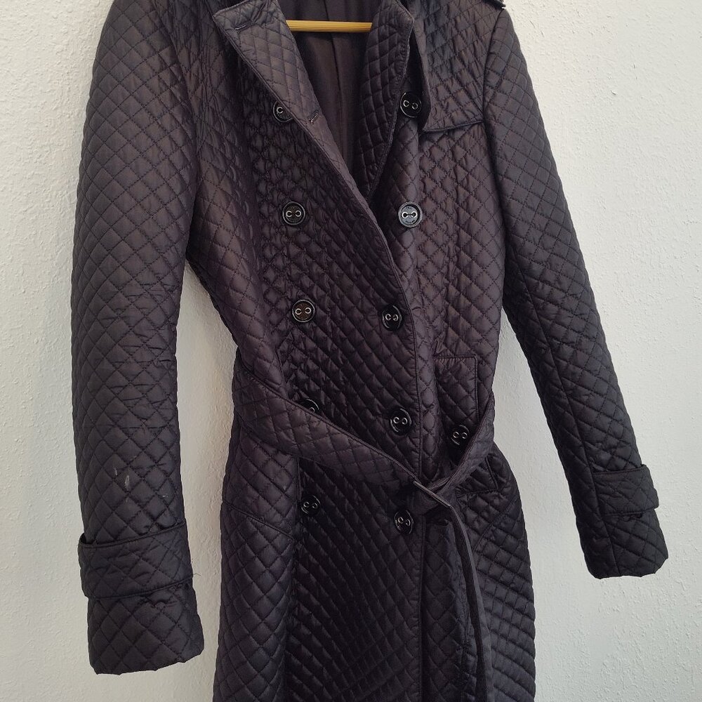 TRU TRUSSARDI, Women’s Quilted Jacket, Raincoat, Utility, Euro 48, Italy